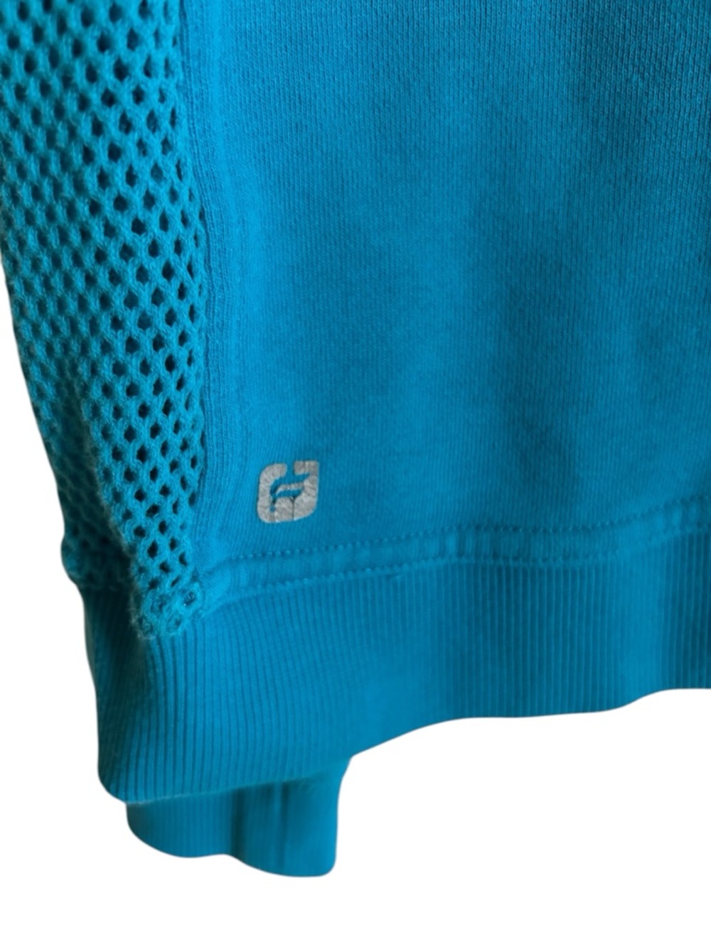 Fabletics XL Teal Lightweight Pullover Sweatshirt - Picture 3 of 3